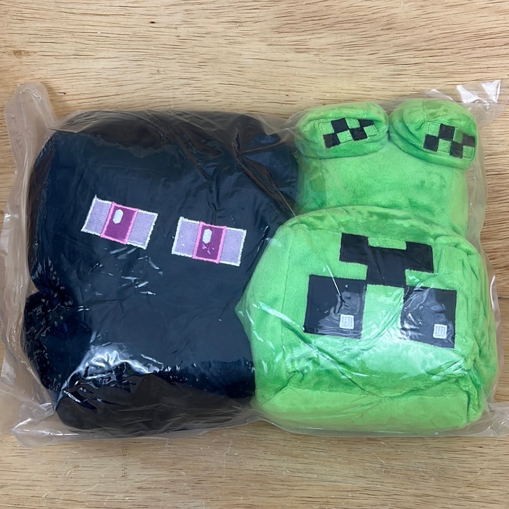 Creeper plush toy and Enderma doll plush toy